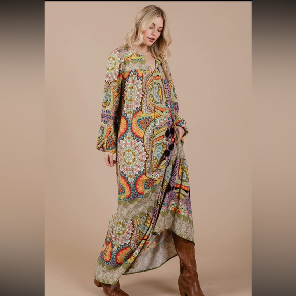 Bohemian Fabulous maxi dress - Picture 2 of 7